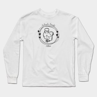 Authentic Silkie Breeder with Hearts Long Sleeve T-Shirt